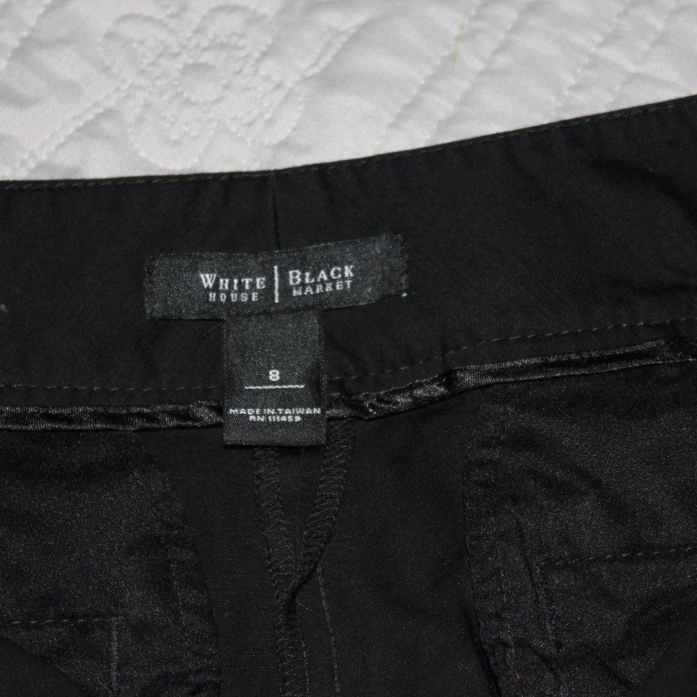 White House Black Market Pedal Pushers Size 8 Black - Picture 5 of 9